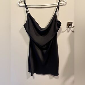 RD Style Black Cowl Neck Camisole